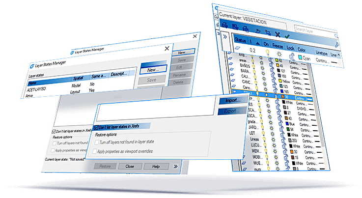 Layer Properties Manager